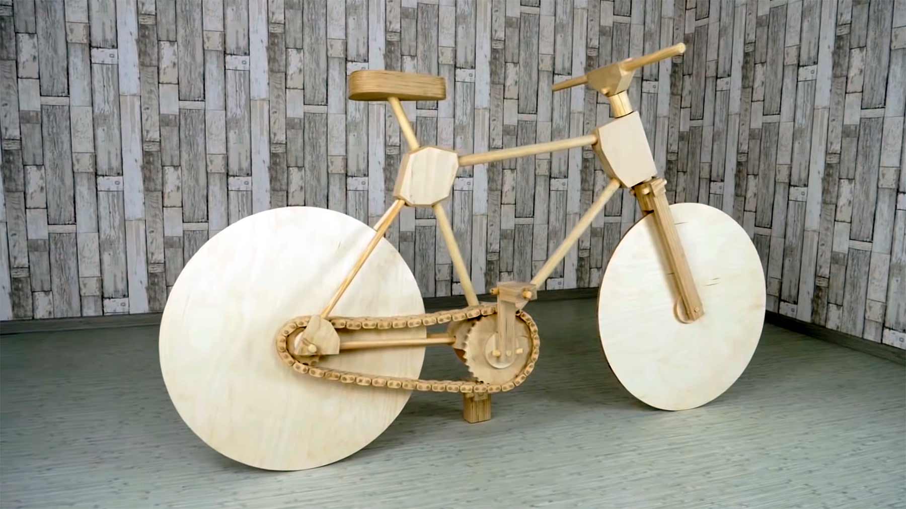 Ein Fahrrad komplett aus Holz bauen