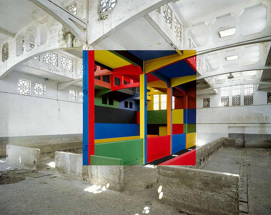 Perspektivische Kunst von Georges Rousse