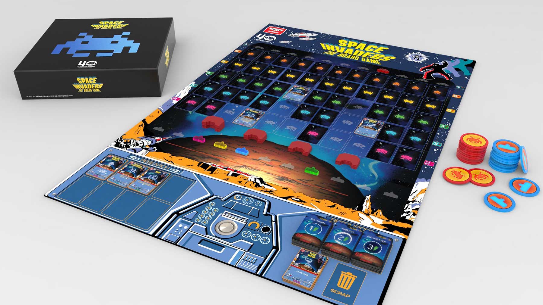 "Space Indavers" als Brettspiel kaufen space-invaders-brettspiel 