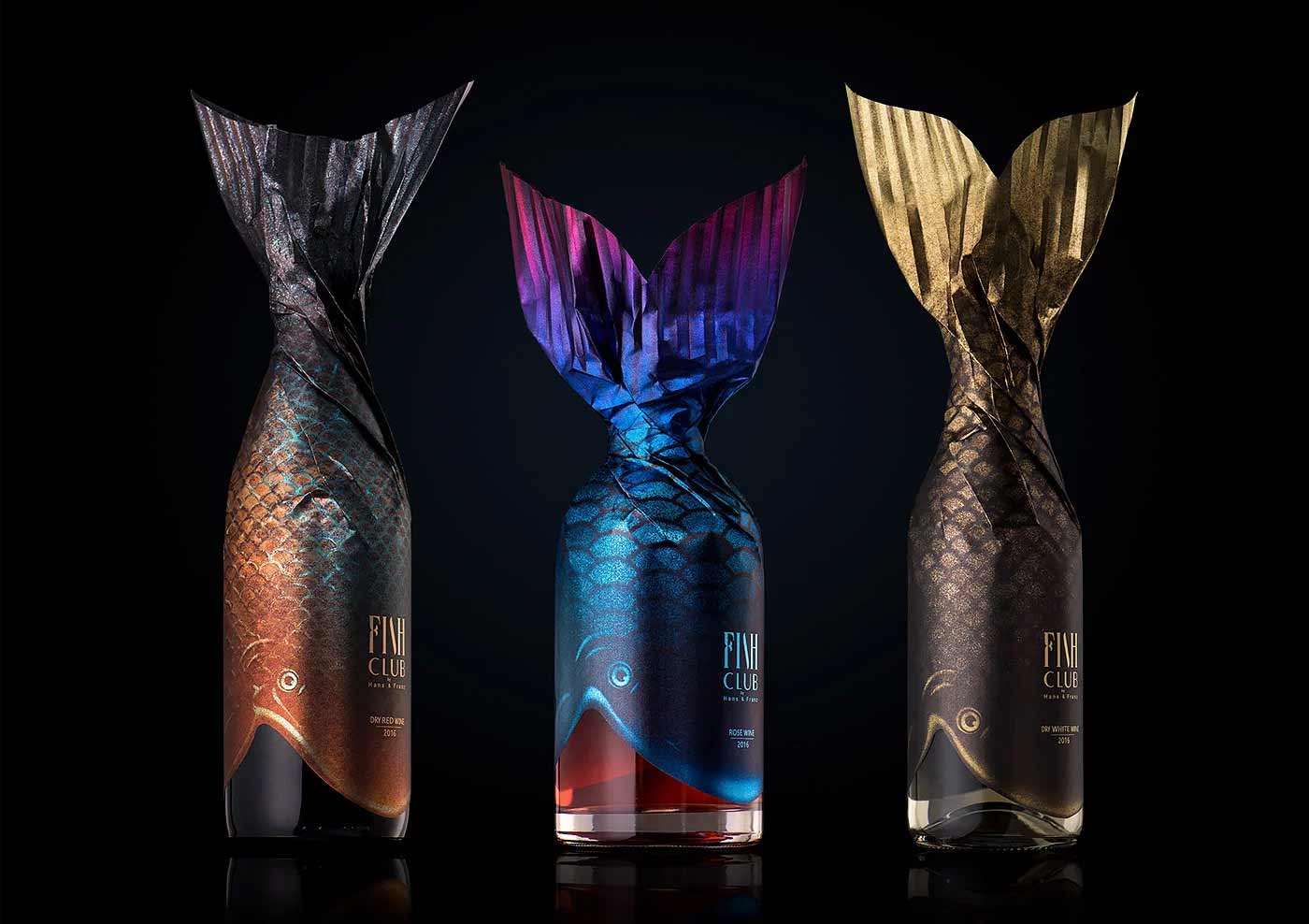 Verpackungsdesign für "Fish Club"-Weinflaschen Fish-Club-Wine-produktdesign-fischflaschen_01 