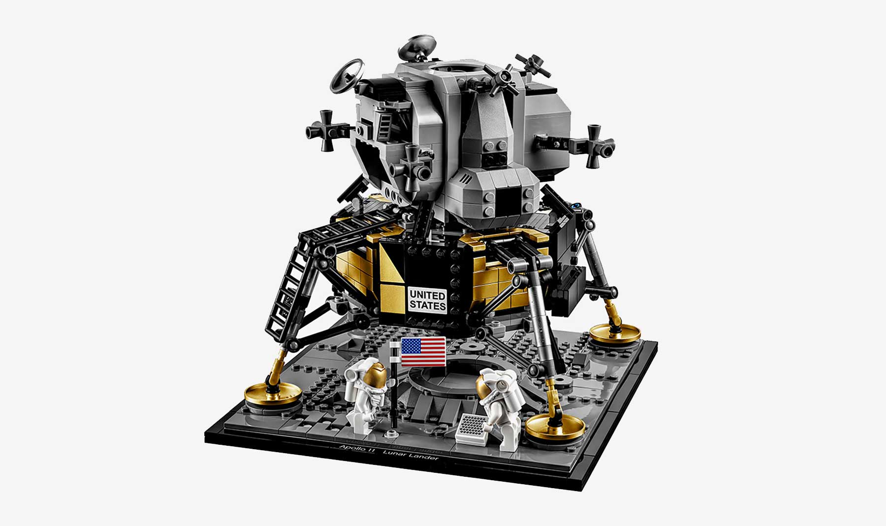 LEGO feiert 50 Jahre Mondlandung mit dem Set "NASA Apollo 11 Mondlandefähre" LEGO-Mondlandung-set_01 