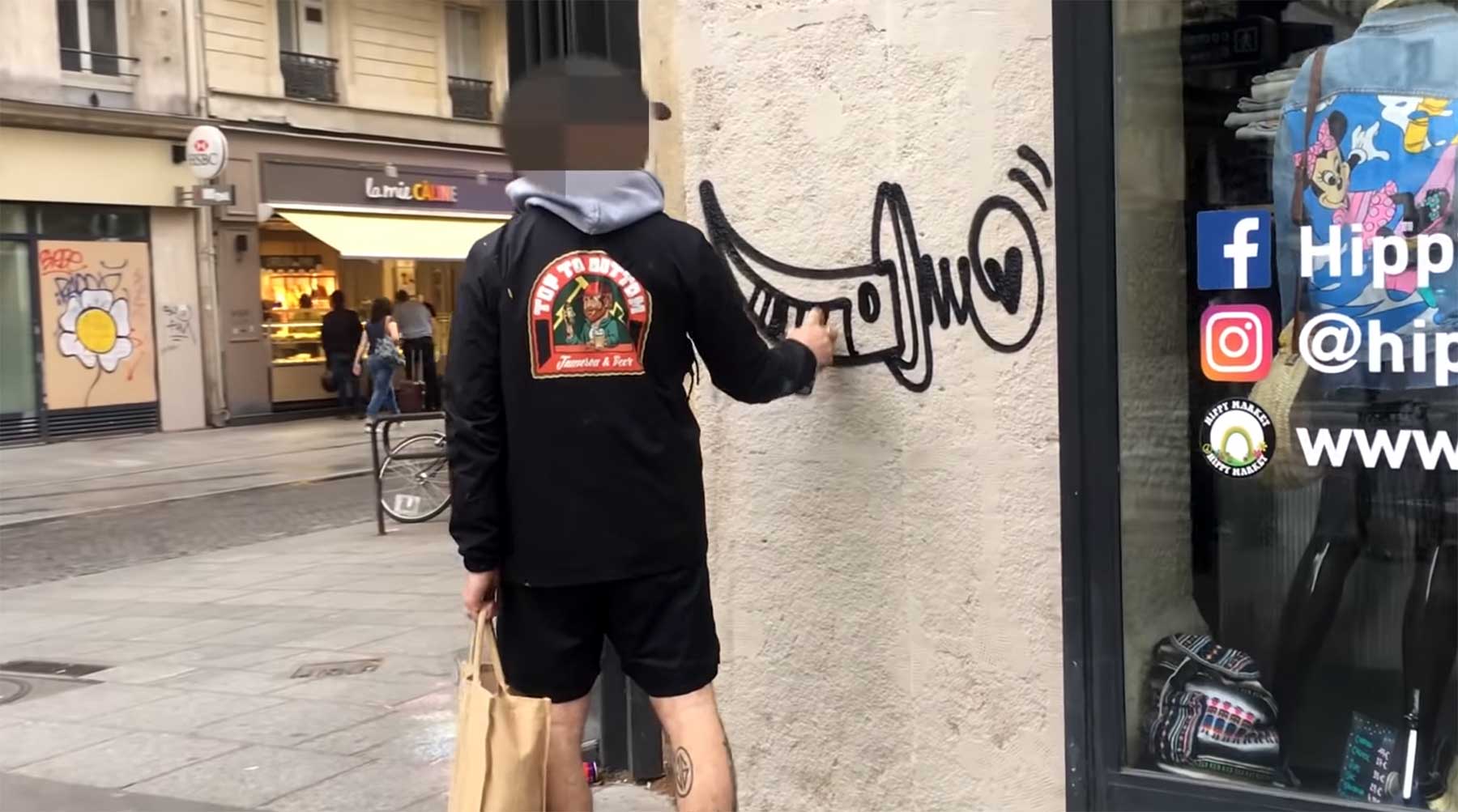 Einen Tag mit Street Artist BEBAR durch Paris sprühen