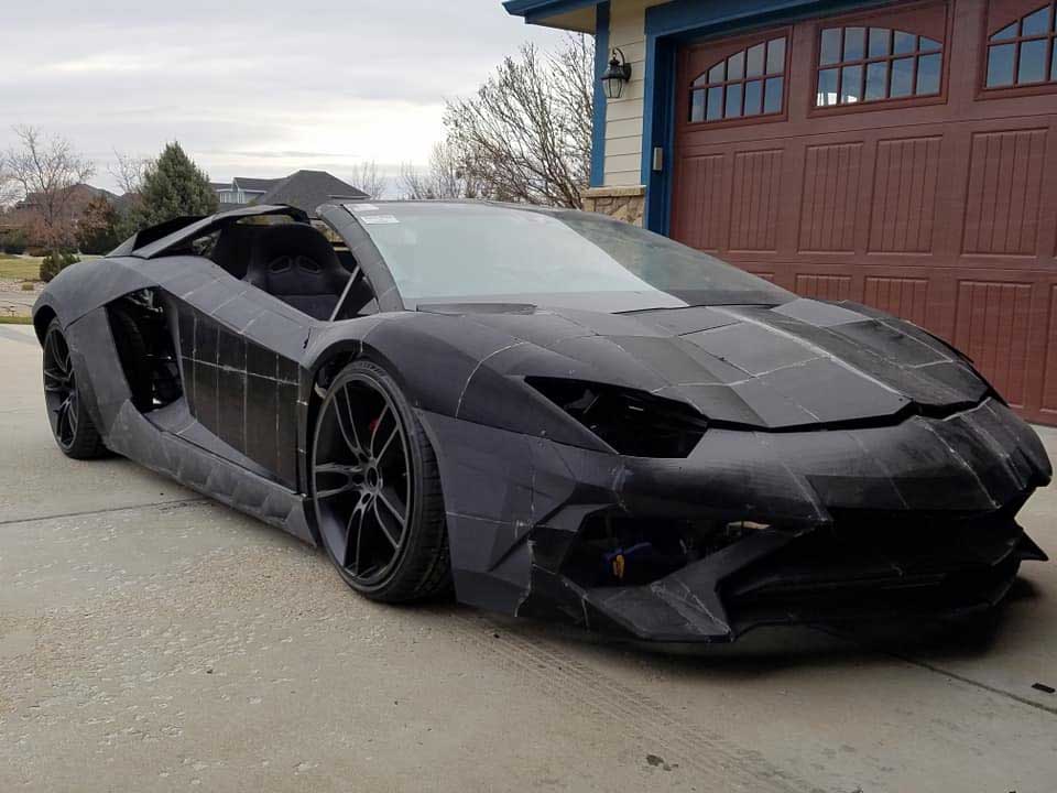 3D-gedruckter Lamborghini Aventador