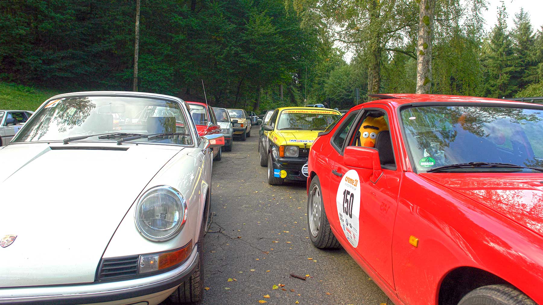 Ich gehe bei der Creme21 Youngtimer Rallye an den Start