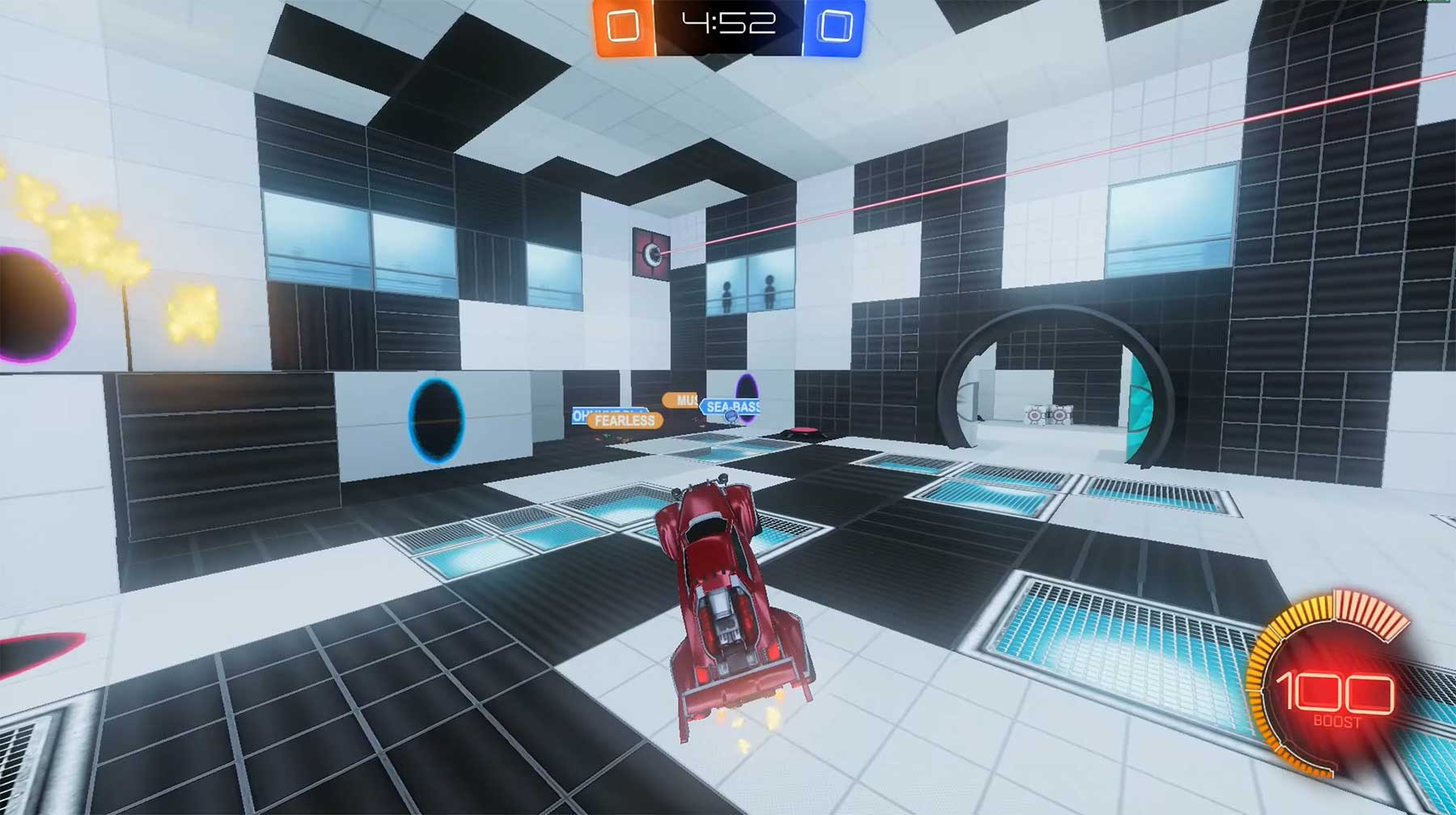 „Portal 2“-Map in „Rocket League“