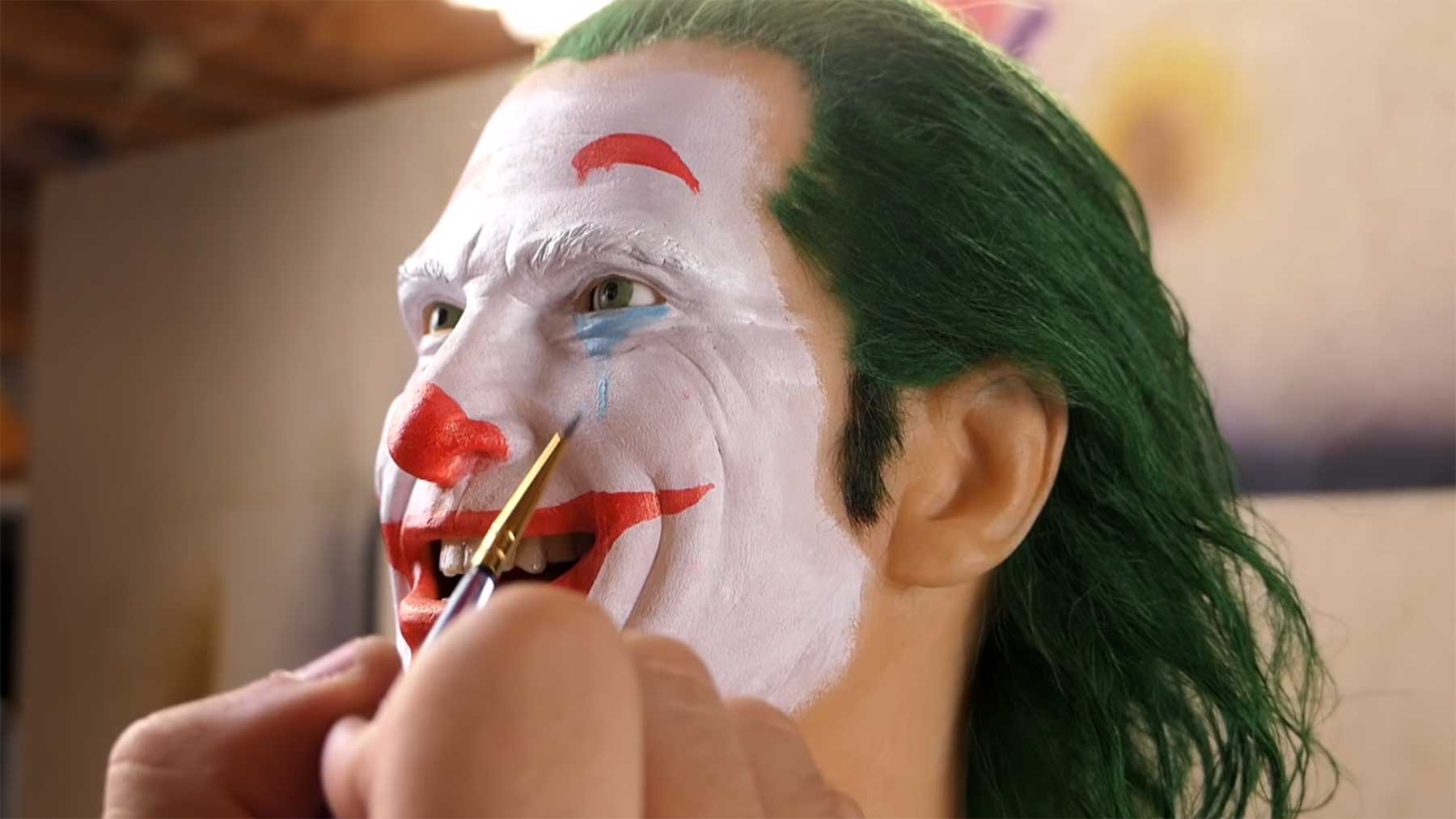 Entstehung einer Joker-Büste joker-bueste-timelapse-skulpture-making-of 