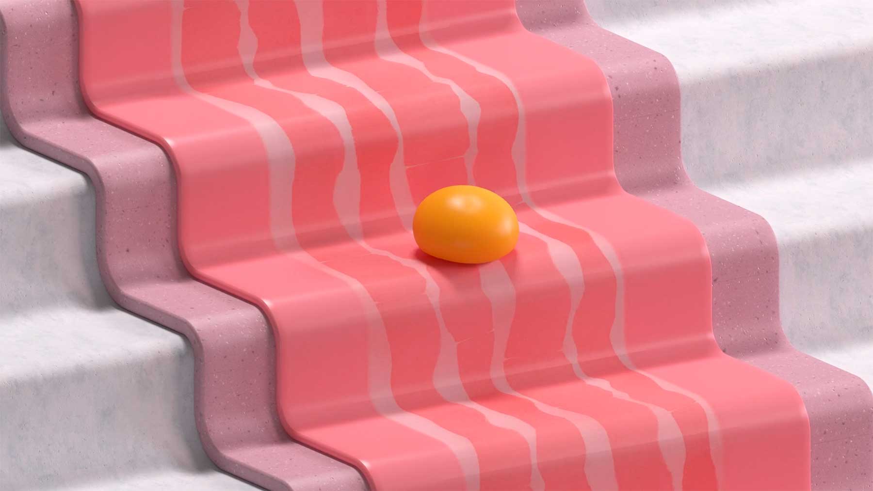 Abstrakt animierter Egg McMuffin egg-mcmuffin-surreal-animation 