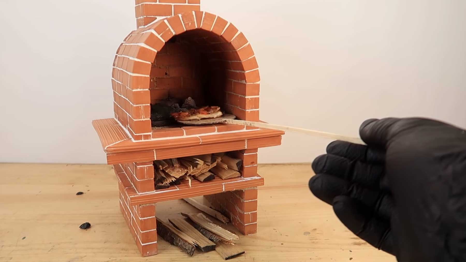 Miniatur-Pizzaofen bauen