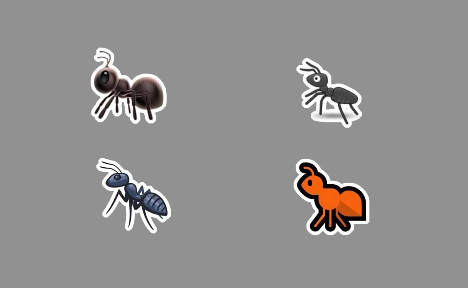 Insektenkundler bewertet die Ameisen-Emojis diverser Plattformen