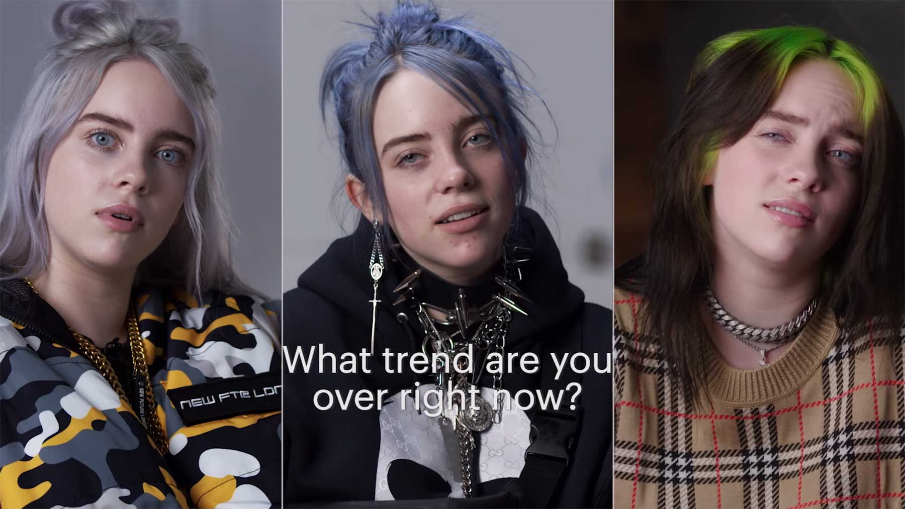 Billie Eilish im gleichen Interview noch ein Jahr später billie-eilish-same-interview-third-time 