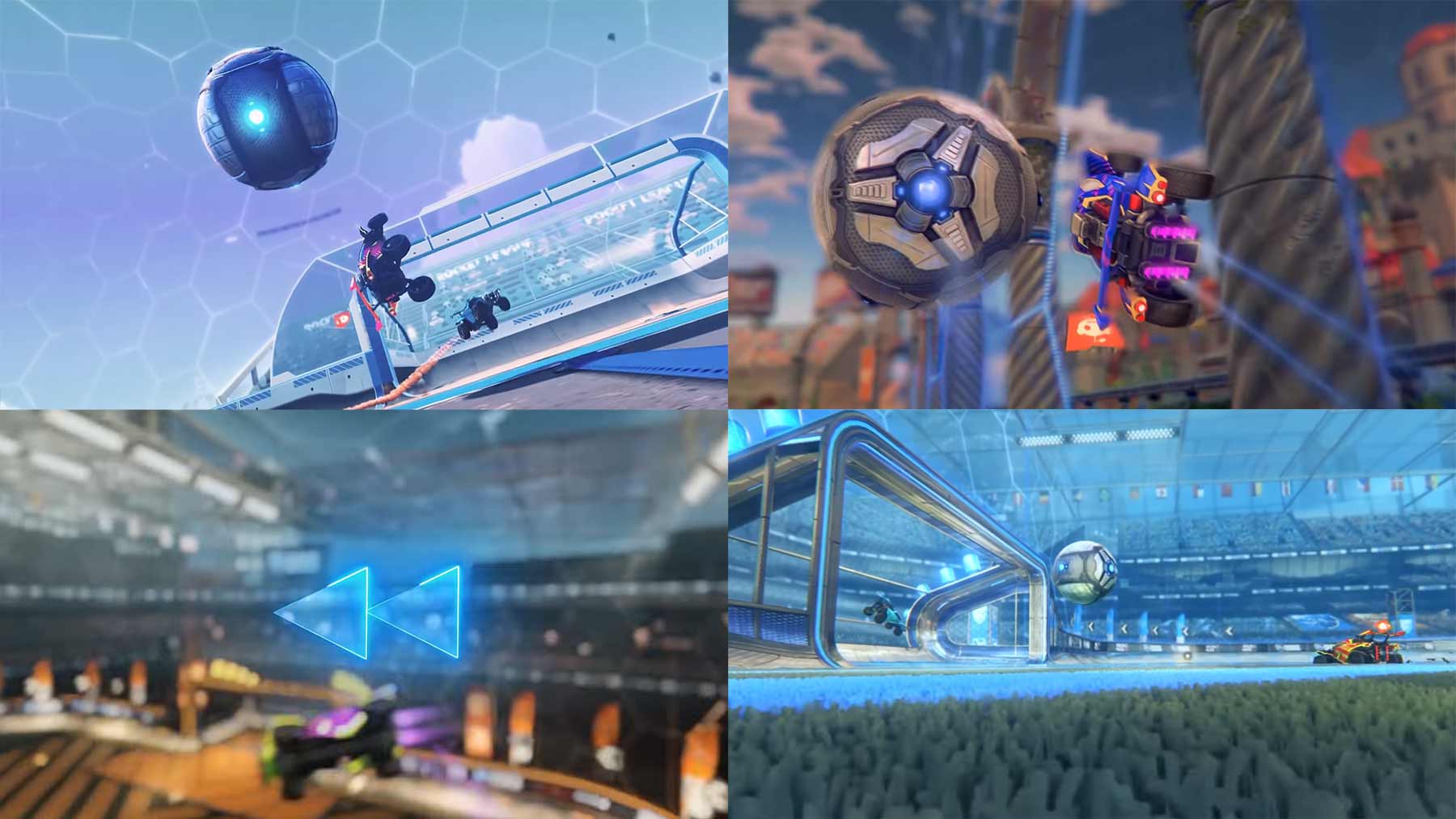 5 Videomacher erstellen Clips aus identischem „Rocket League“-Gameplay