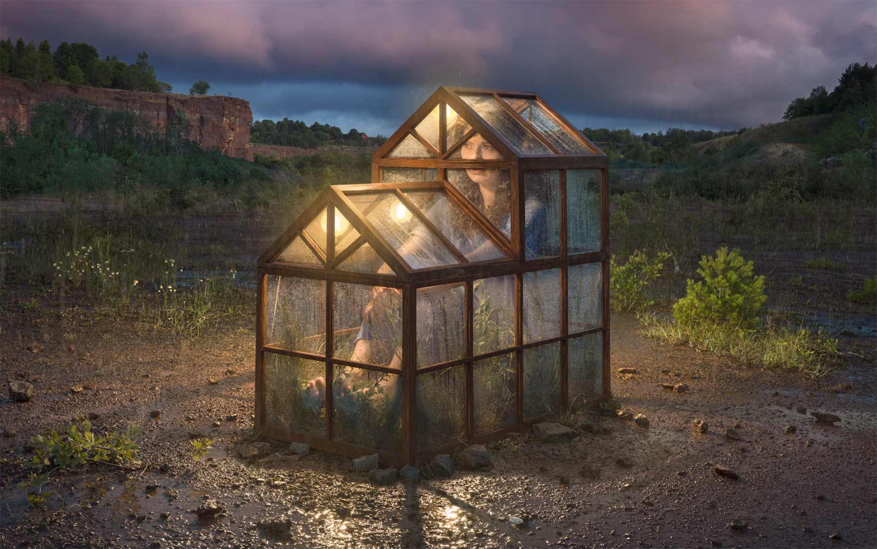 So hat Erik Johansson sein Motiv „Comfort Zone“ geschaffen