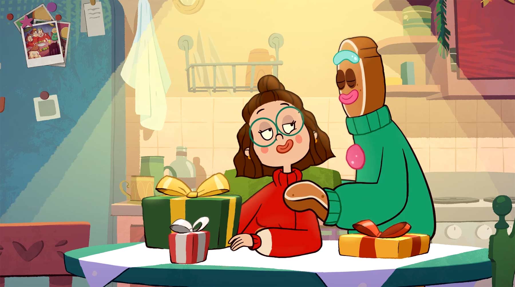 In einer Beziehung mit einem Lebkuchenmann lets-not-go-away-animierter-weihnachtskurzfilm 
