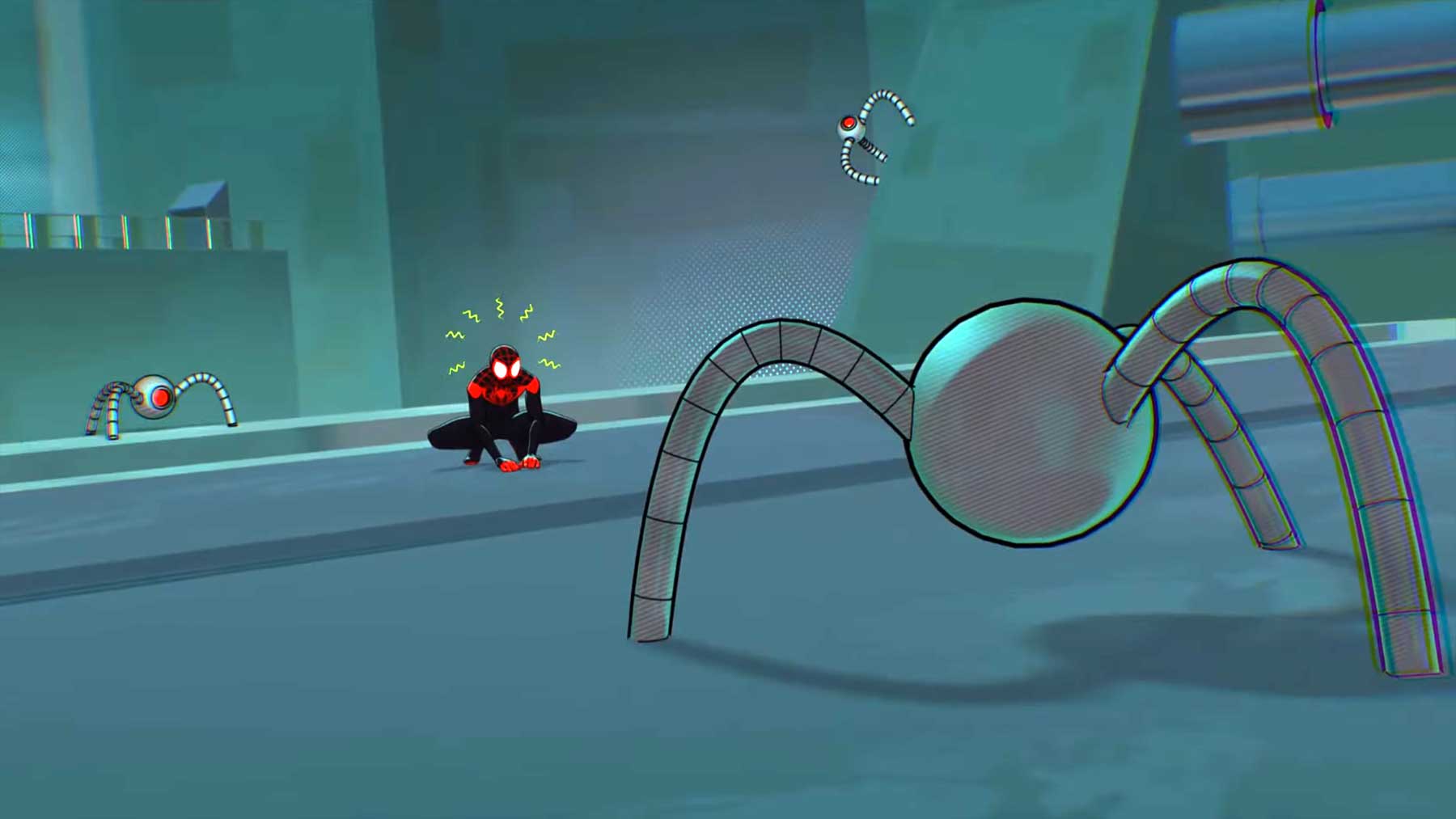 Spider-Man vs. Roboterspinnen Into-The-Spider-Versus-animation-short 