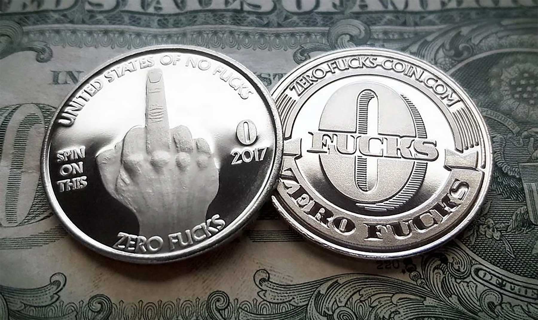 „Zero Fucks Coins“