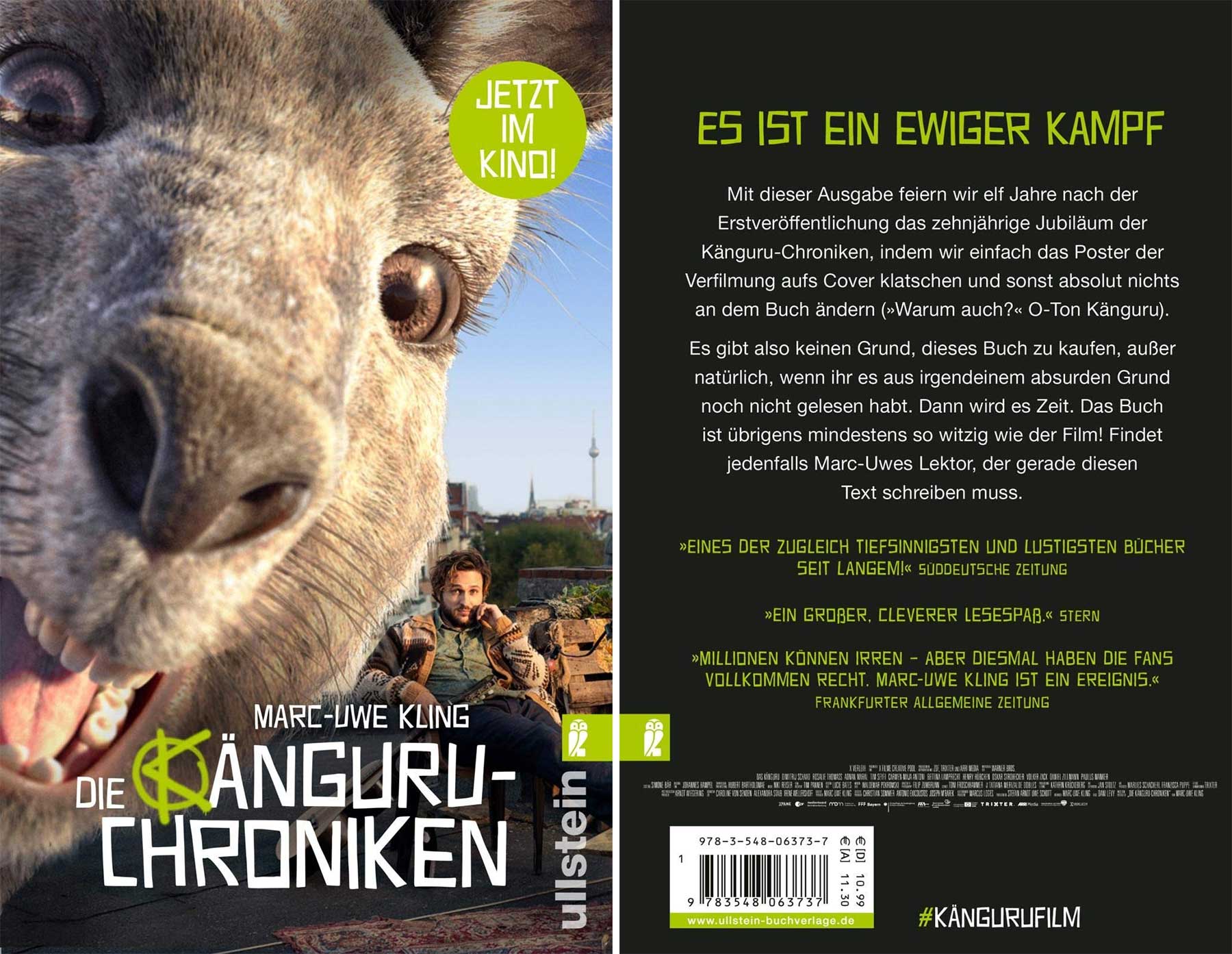 Gewinnt 5x die Filmausgabe von "Die Känguru-Chroniken"! kaenguru-chroniken-filmauflage-roman-buch_02 