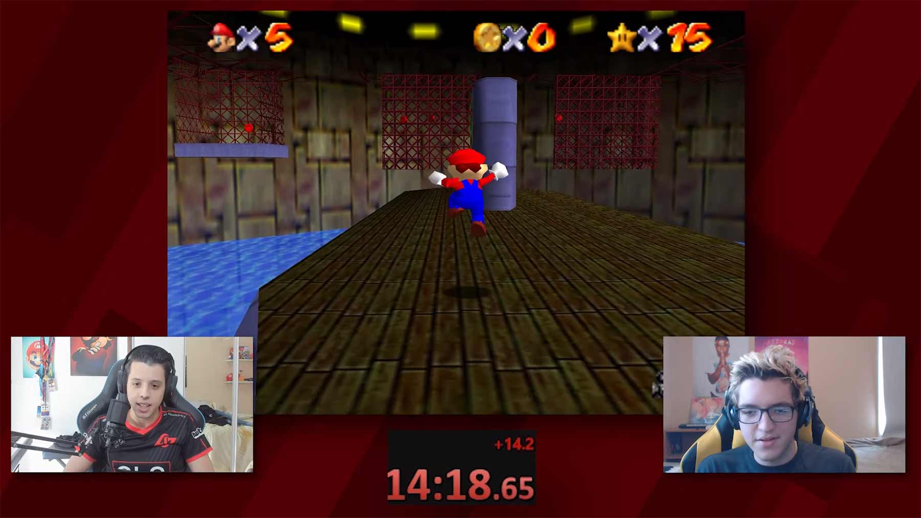 Pro-Speedrunner kommentieren einen „Mario 64“-Speedrun