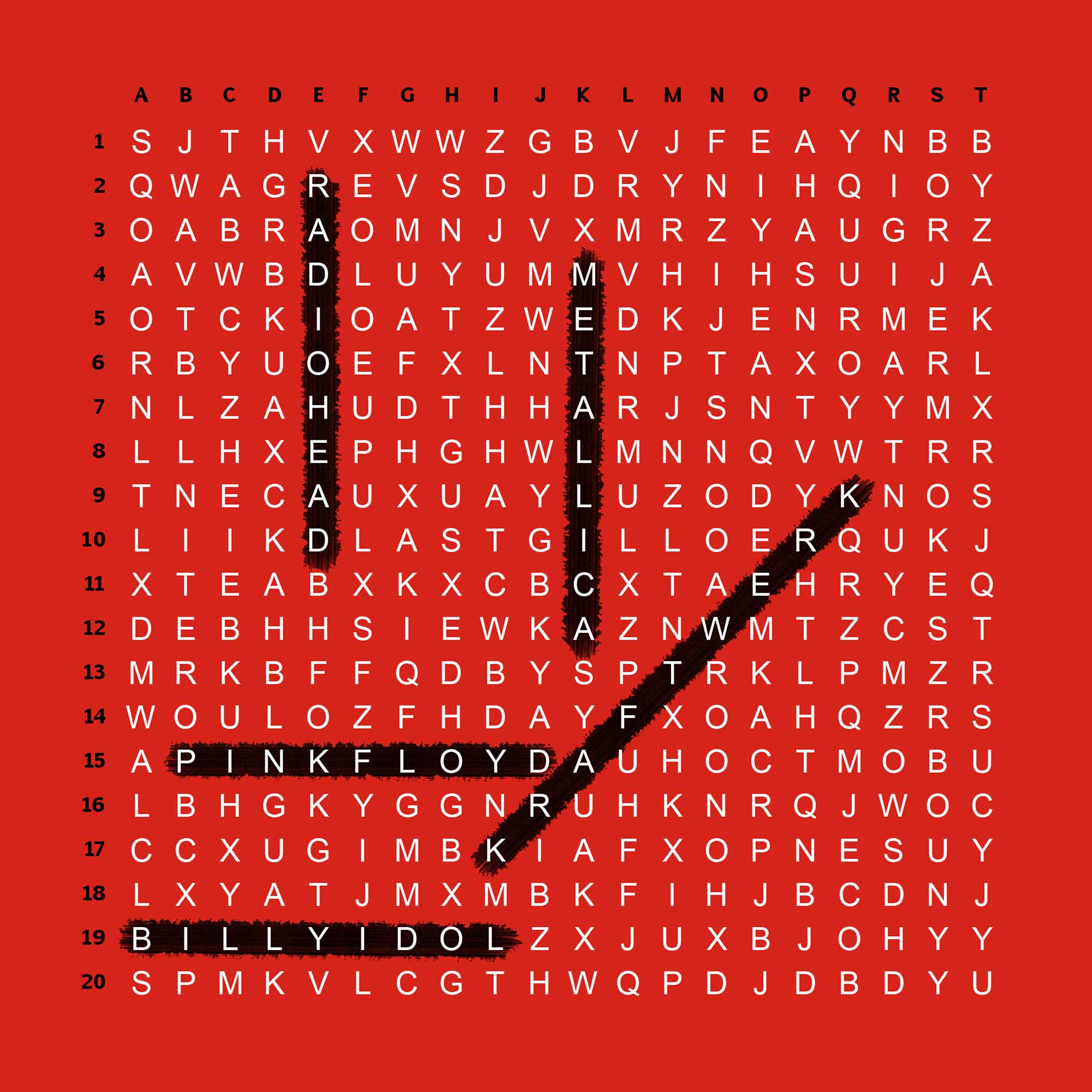 Wortsuche: Versteckte Bandnamen Wortsuche-Raetsel_04_LOESUNG