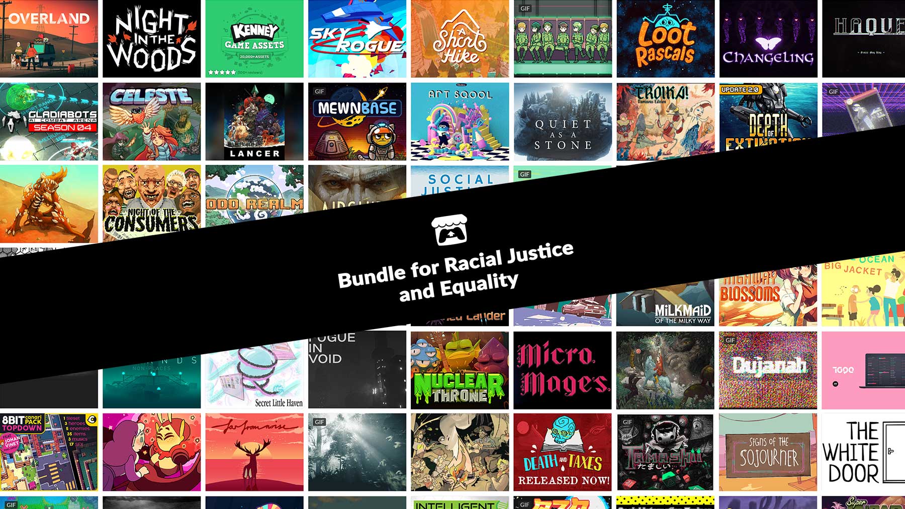 itch.io „Bundle for Racial Justice and Equality“