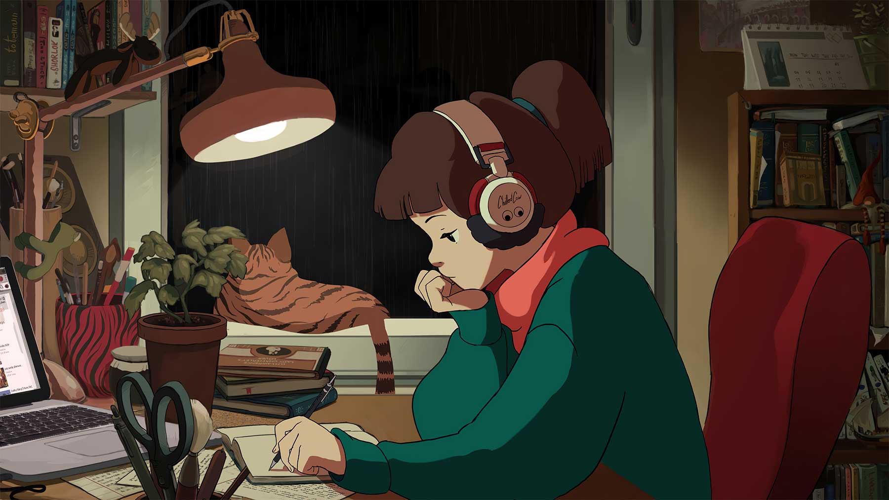 "Lo-Fi Study Girl" mit landesspezifischen Anpassungen Internationale-lo-fi-study-girl-adaptionen_02 