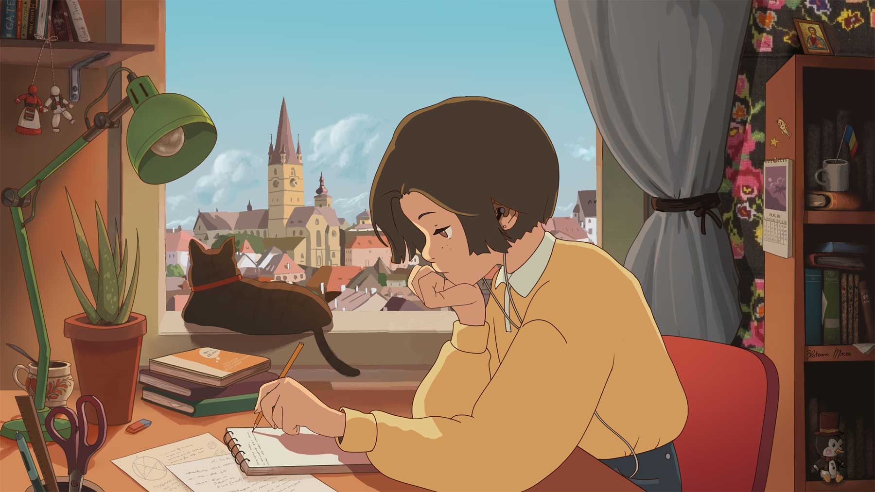 "Lo-Fi Study Girl" mit landesspezifischen Anpassungen Internationale-lo-fi-study-girl-adaptionen_03 