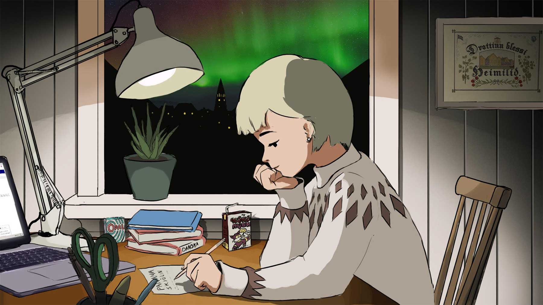 "Lo-Fi Study Girl" mit landesspezifischen Anpassungen Internationale-lo-fi-study-girl-adaptionen_04 