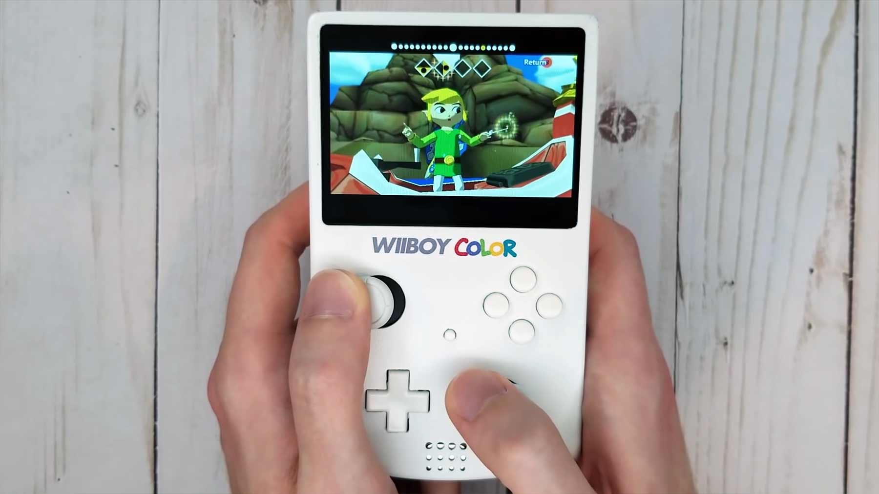 The Wiiboy Color: Nintendo-Konsole im Game-Boy-Handheld-Format wiiboy-color 