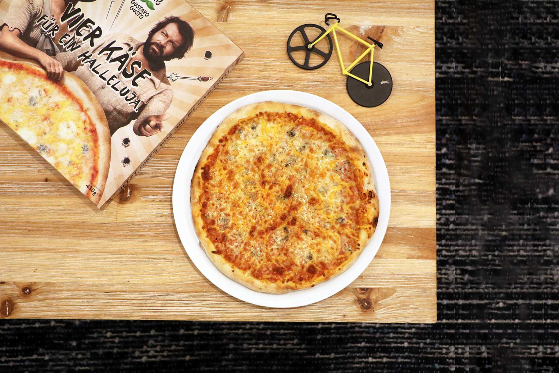 Vier Käse für ein Halleluja.“ – Bud Spencer & Terence Hill Pizza von  Gustavo Gusto im Test - Plus: Beat the Beans“-Gewinnspiel!