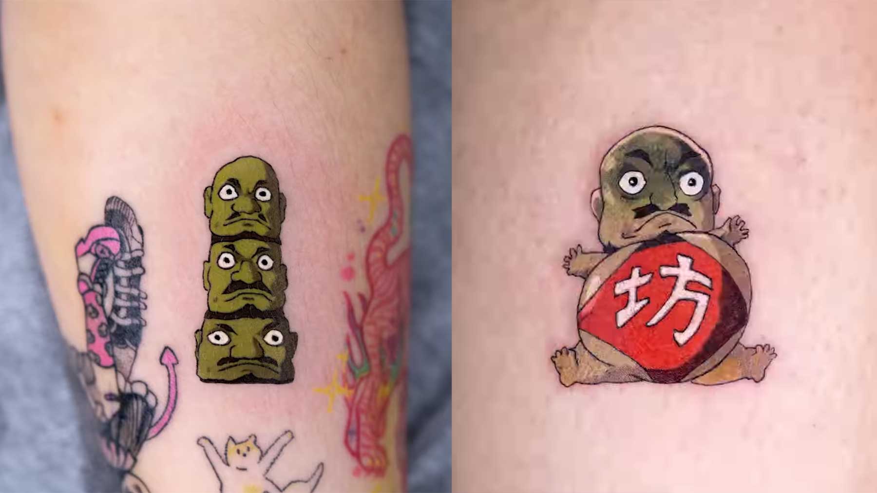 Stopmotion-Tattoos "Spirited Away" OOZYTATTOO-stopmotion 