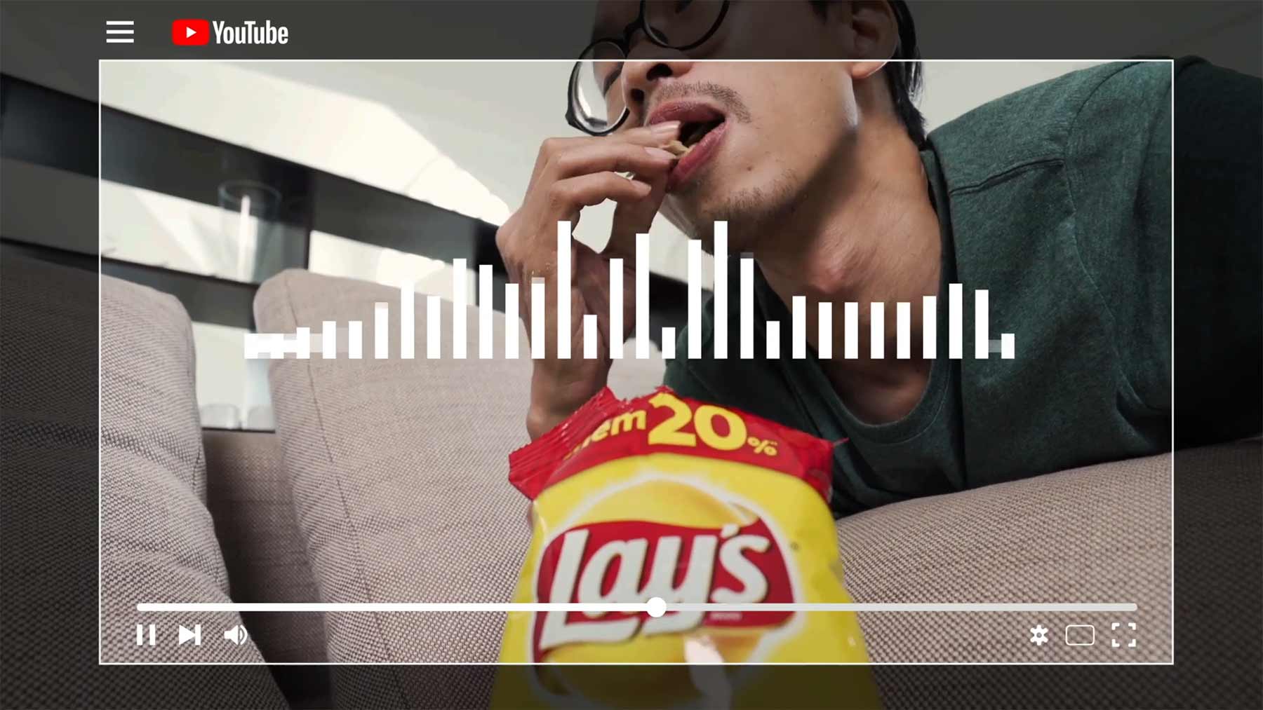 Plugin aktiviert Untertitel bei Chips-Knabbergeräuschen