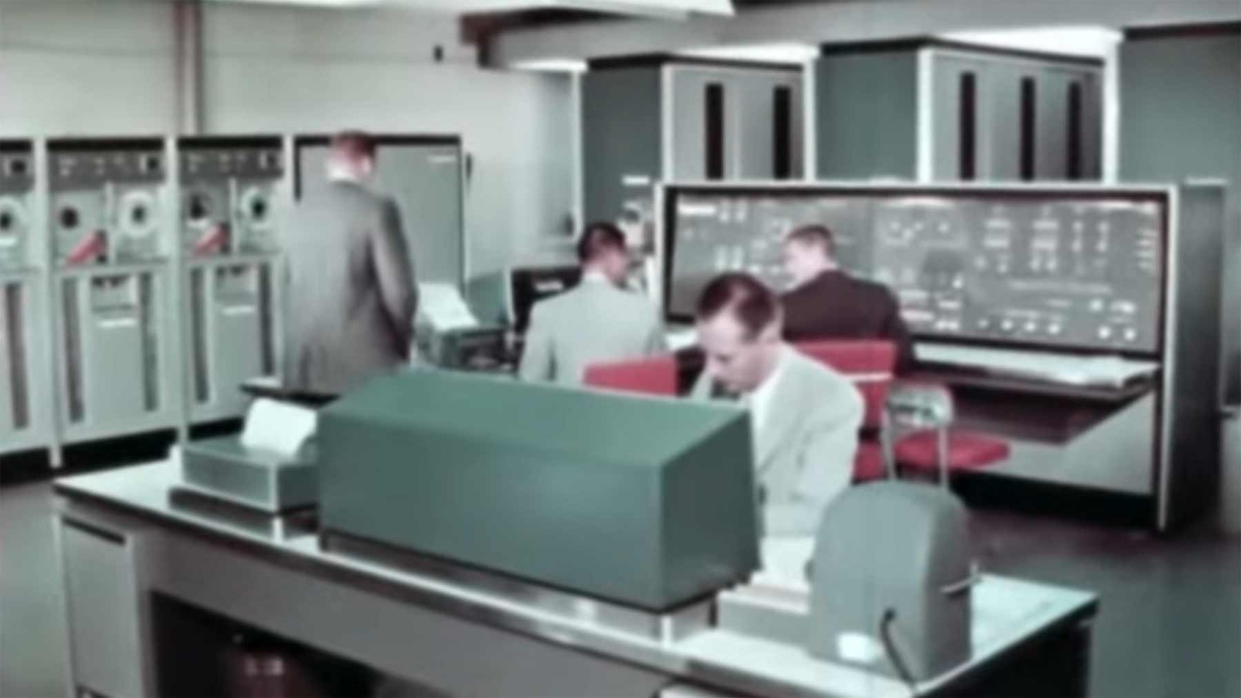 Computer-Trainingsvideo aus dem Jahr 1962