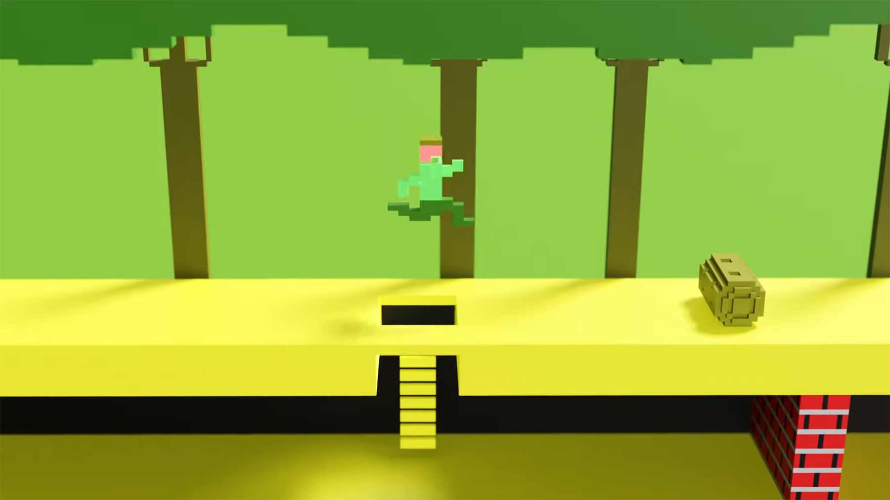 Atari-Videospiele in 3D nach-animiert Atari-games-in-3D-animated 