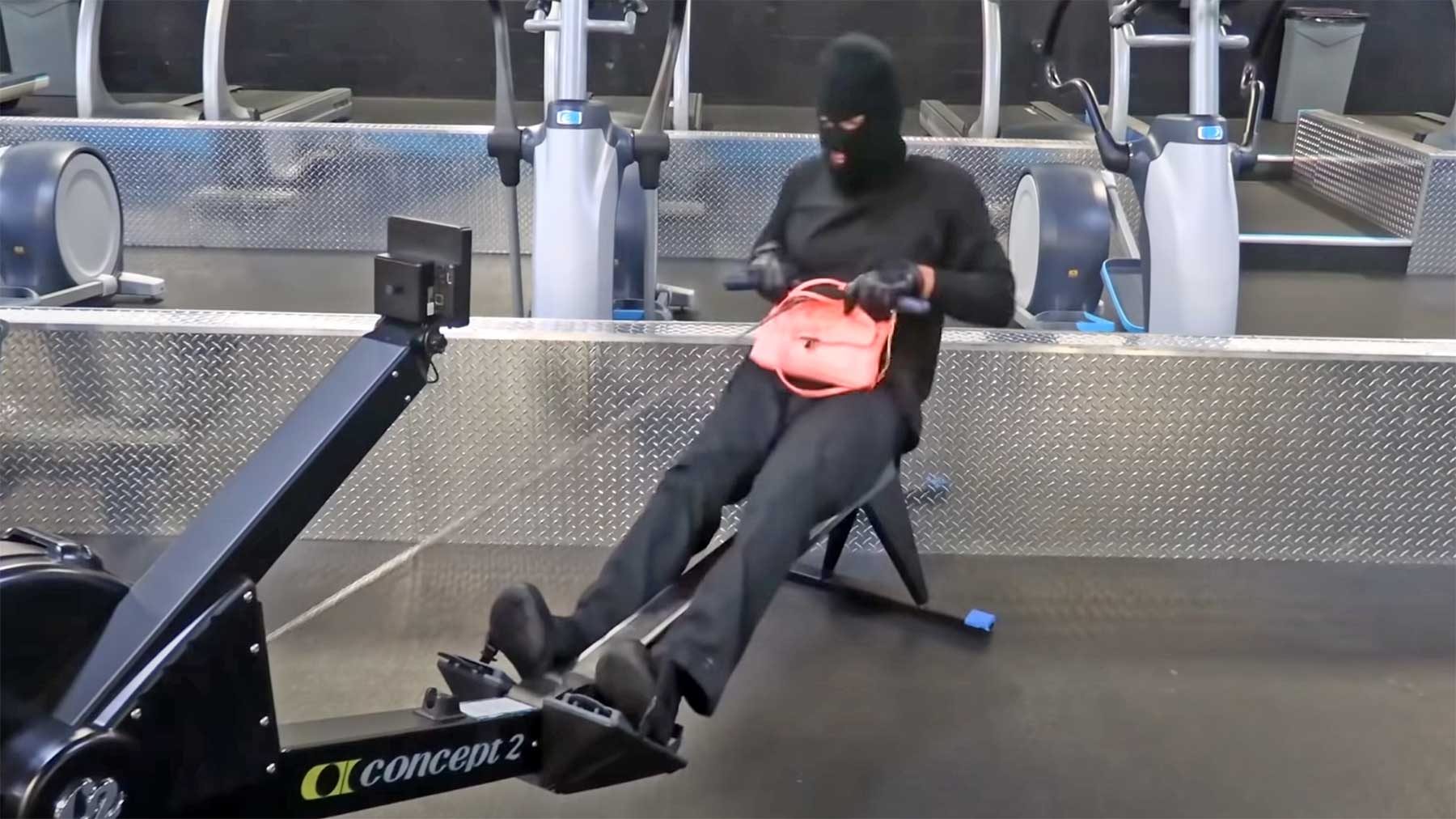 Wenn Diebe im Fitnessstudio trainieren