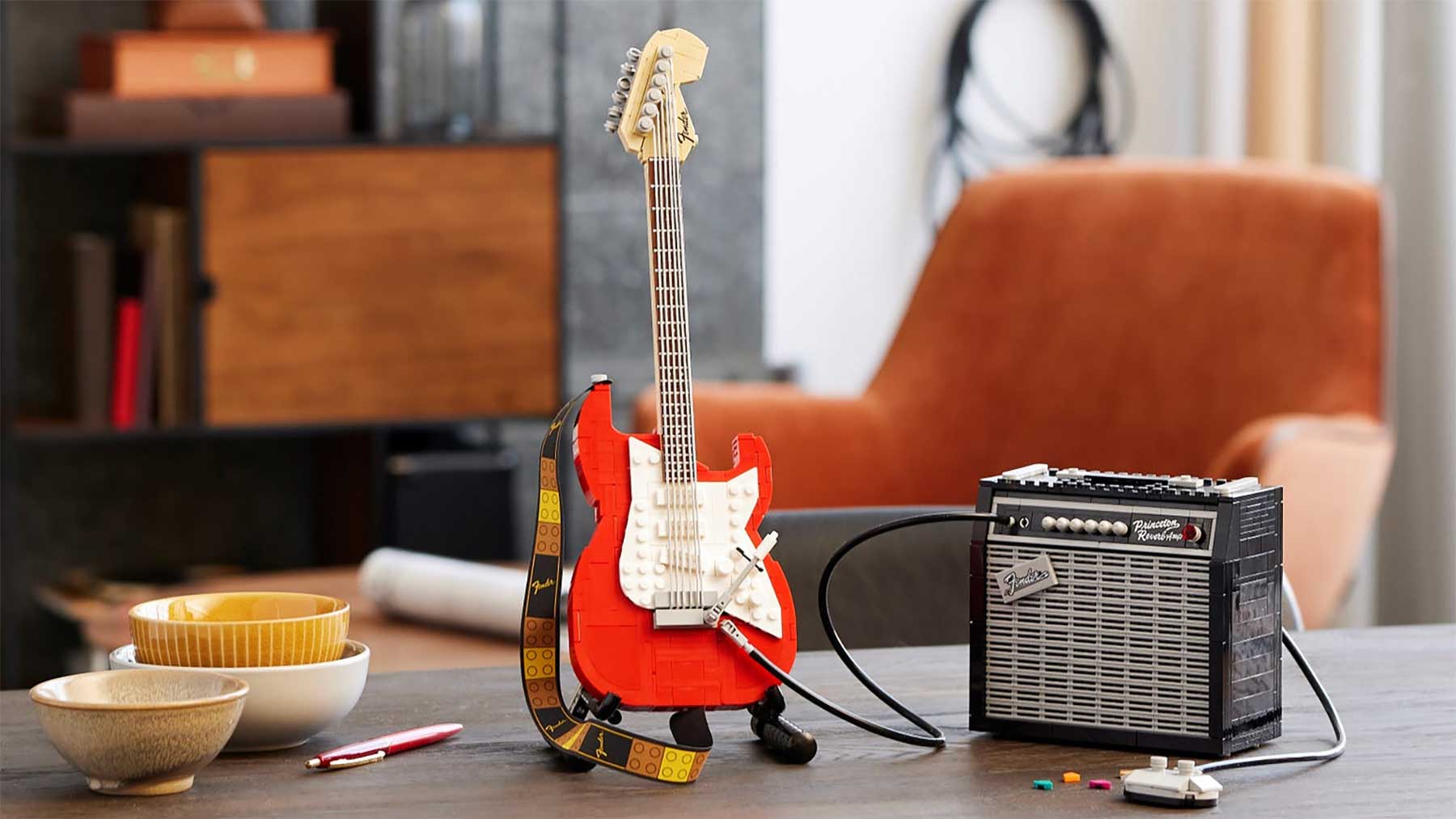 LEGO-Gitarre: Das Fender-Stratocaster-Design