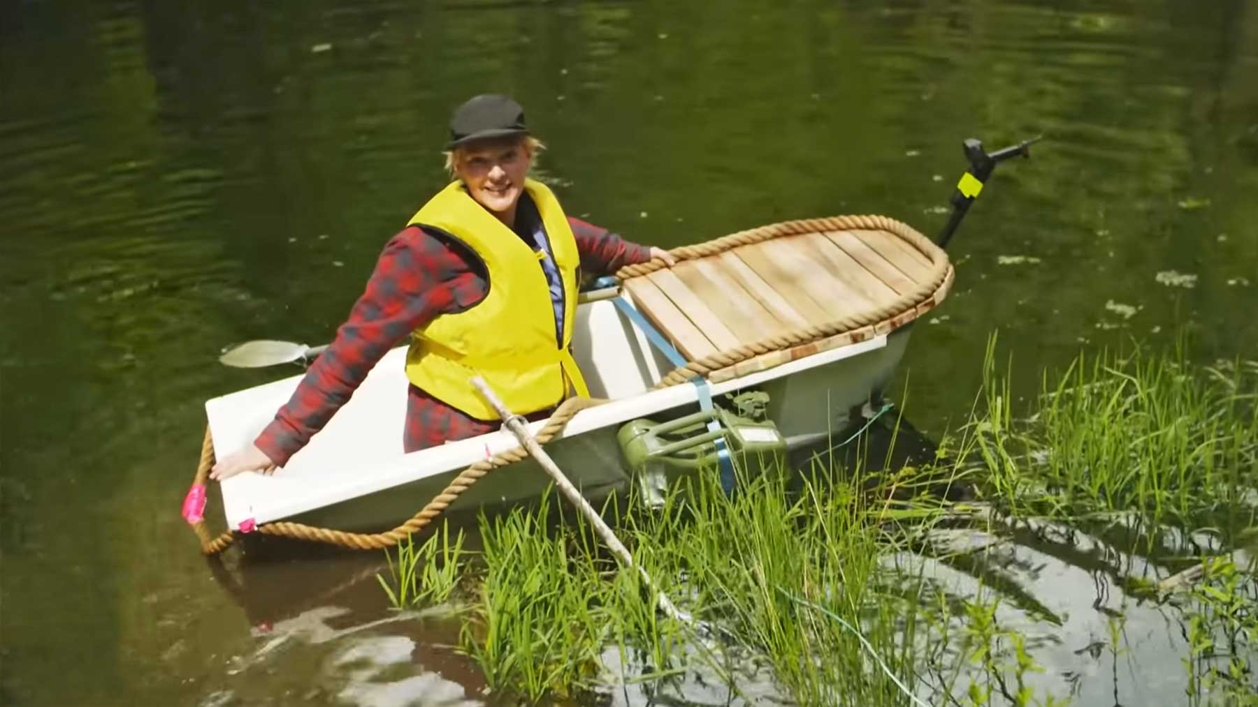 Ein Boot aus einer Badewanne bauen badewannenboot 