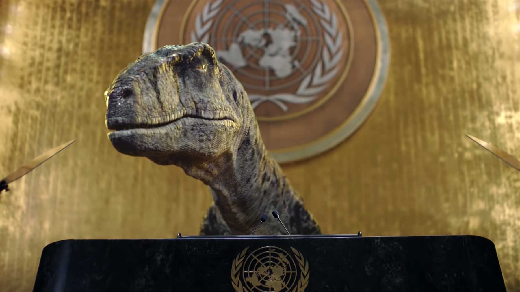 Dinosaurier rät: Wählt lieber nicht die Option „Aussterben“