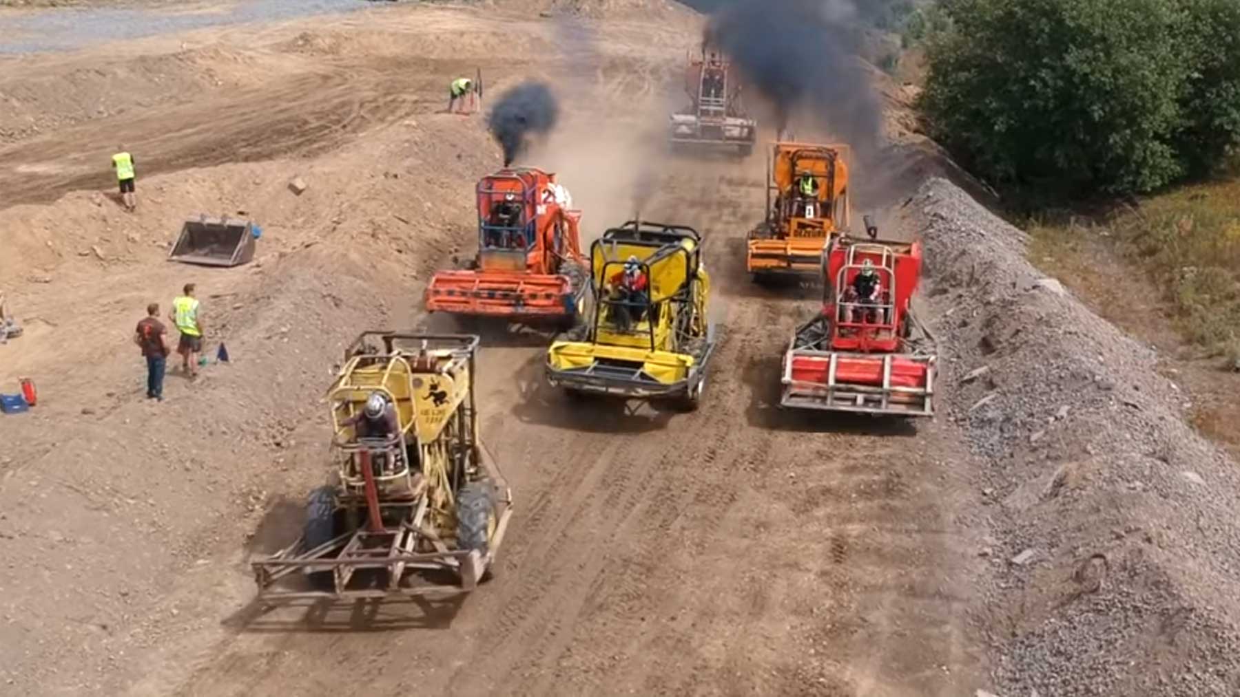 Mähdrescher-Rennen maehdrescherrennen 