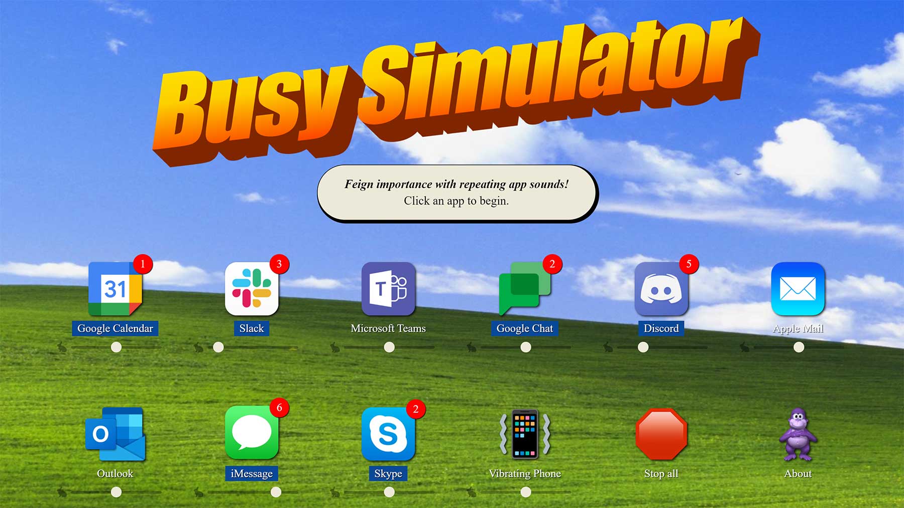 Das Browser-Tool "Busy Simulator" lässt euch beschäftigt erscheinen Busy-Simulator-soundboard-browser 