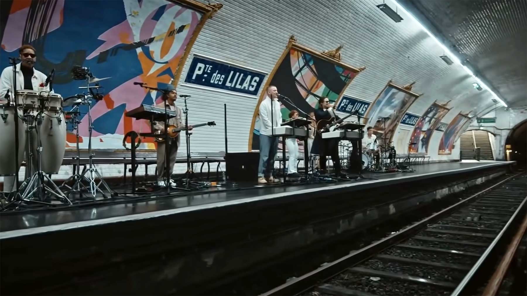 Jungle: Live-Konzert im U-Bahn-Tunnel