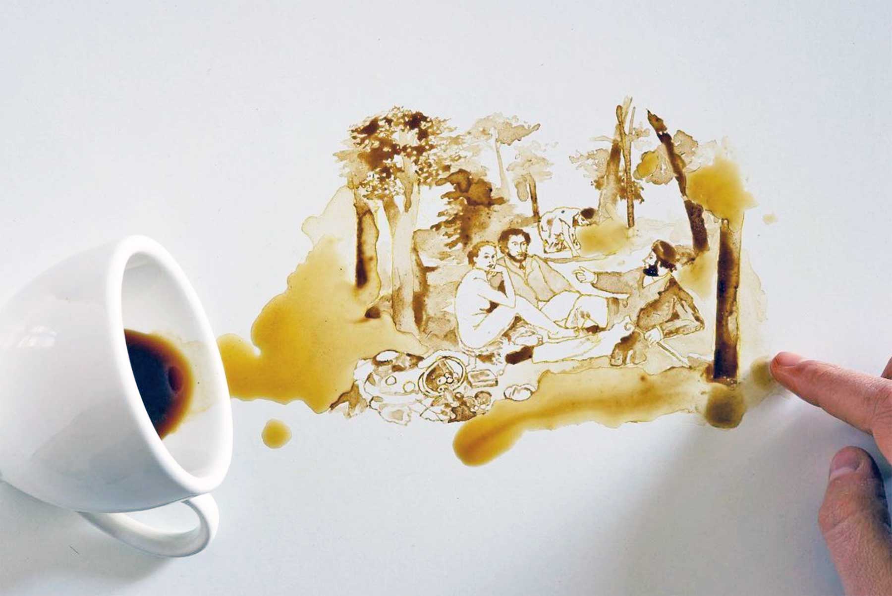 Mit Kaffee malen: Neues von Giulia Bernardelli