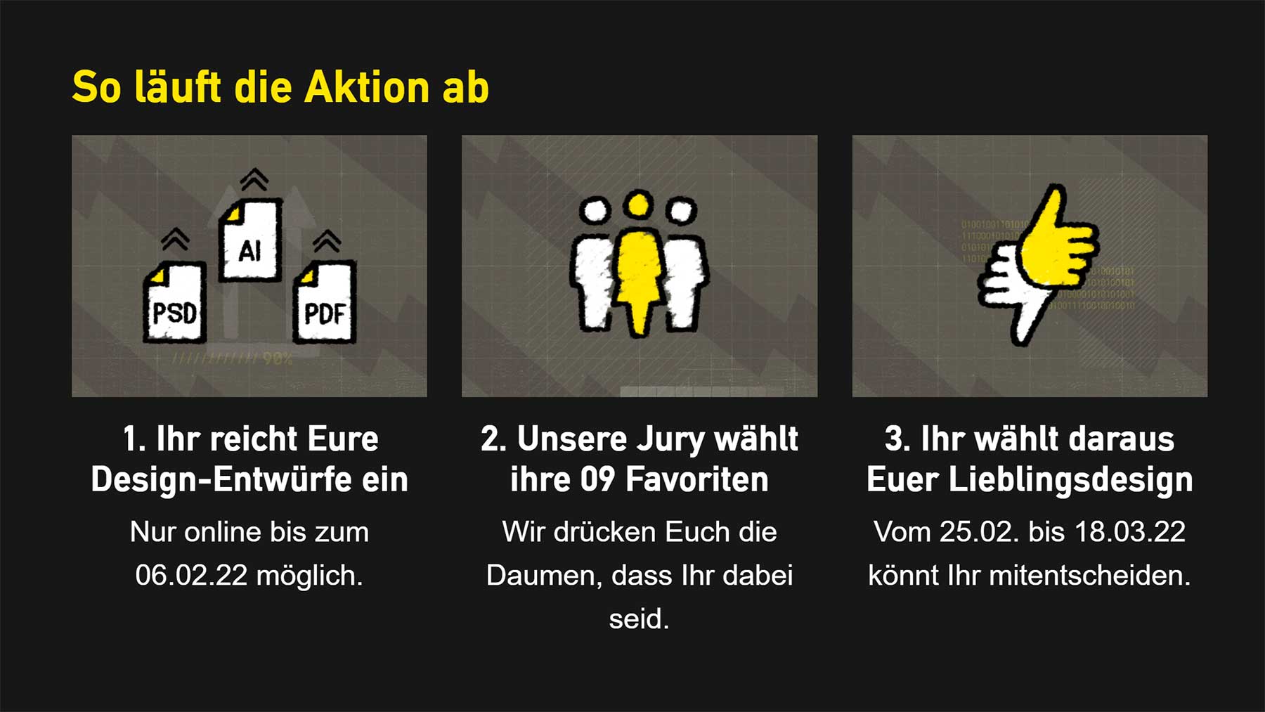 BVB Trikot-Design-Wettbewerb: Fans entscheiden über Heimtrikot der Saison 2023/24 BVB-Heimtrikot-Fan-Design-datt-ding-aktion-03 