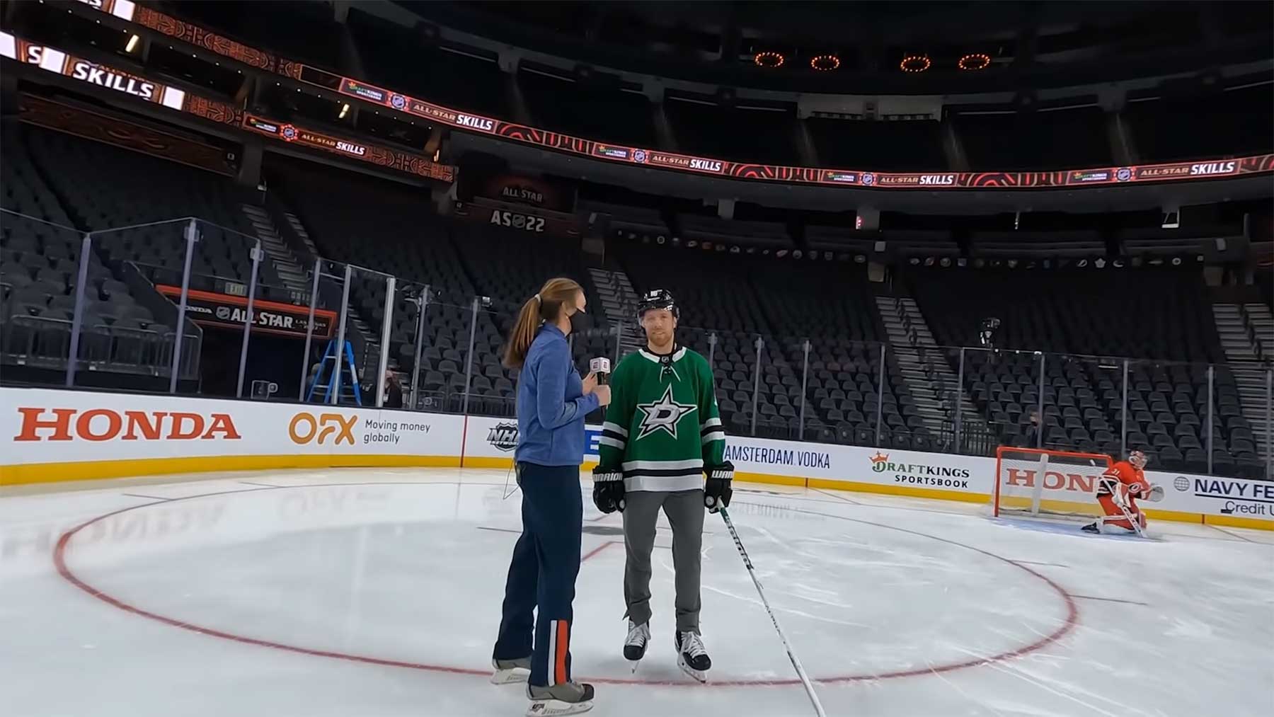 One-Shot-Kamera-Drohnenflug beim NHL-All-Star-Spiel 2022