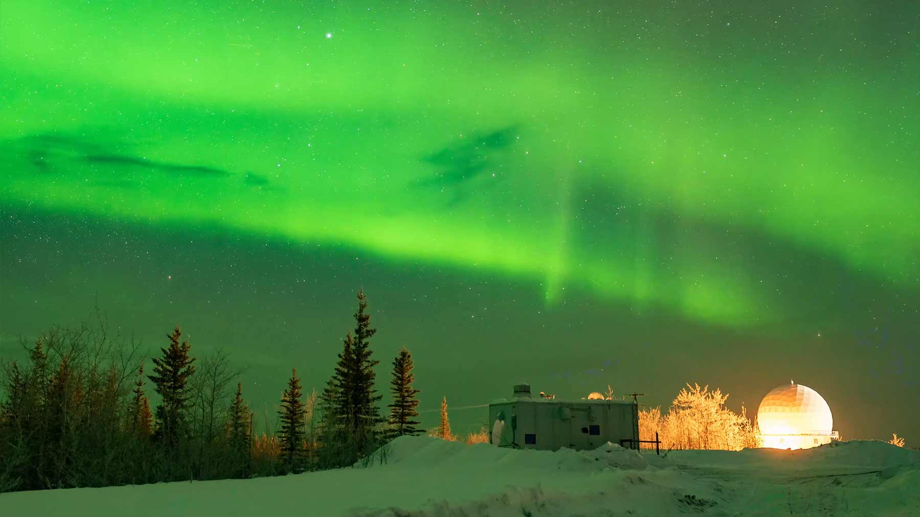 4K-Timelapse-Aufnahmen der Polarlichter