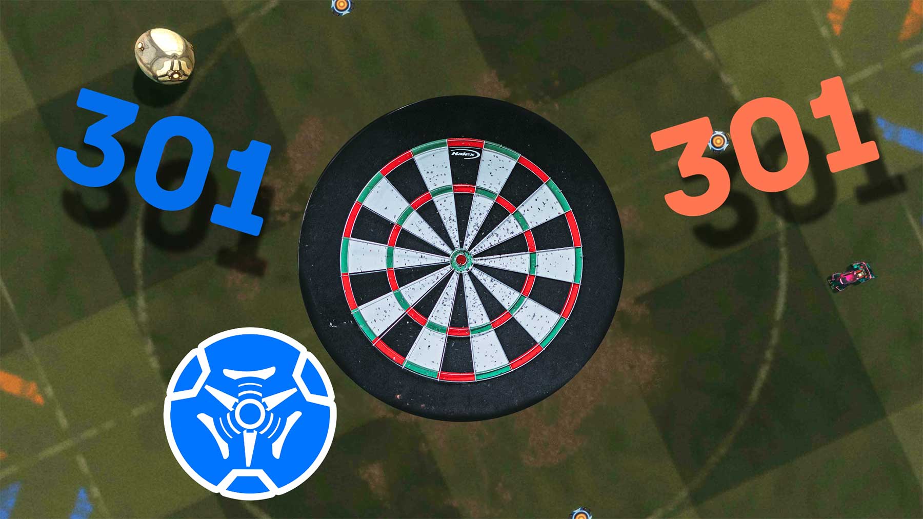 301-Darts spielen, aber die Punkte sind Torschüsse in "Rocket League" Rocket-League-Speed-Darts-thumb-2 