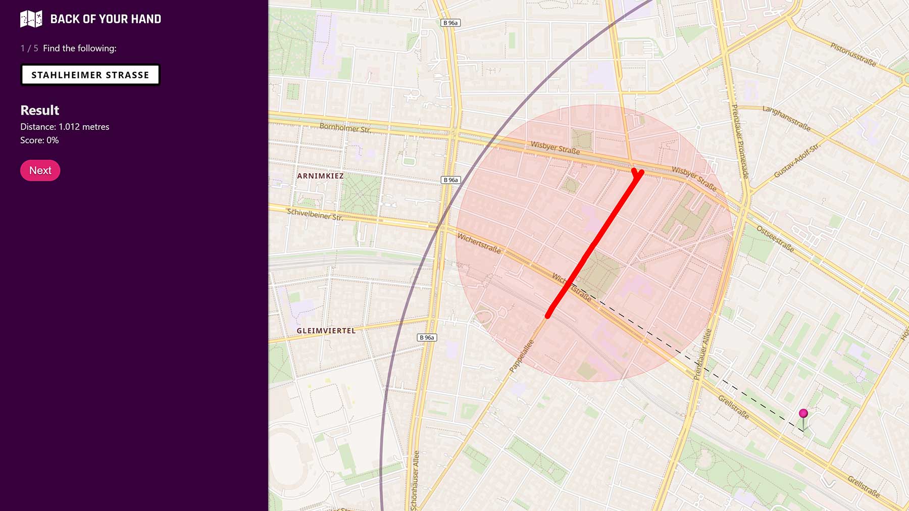 Browser-Quiz lässt euch Straßennamen eurer Nachbarschaft verorten Back-of-your-hand-kartenstrassenquiz-browser2 