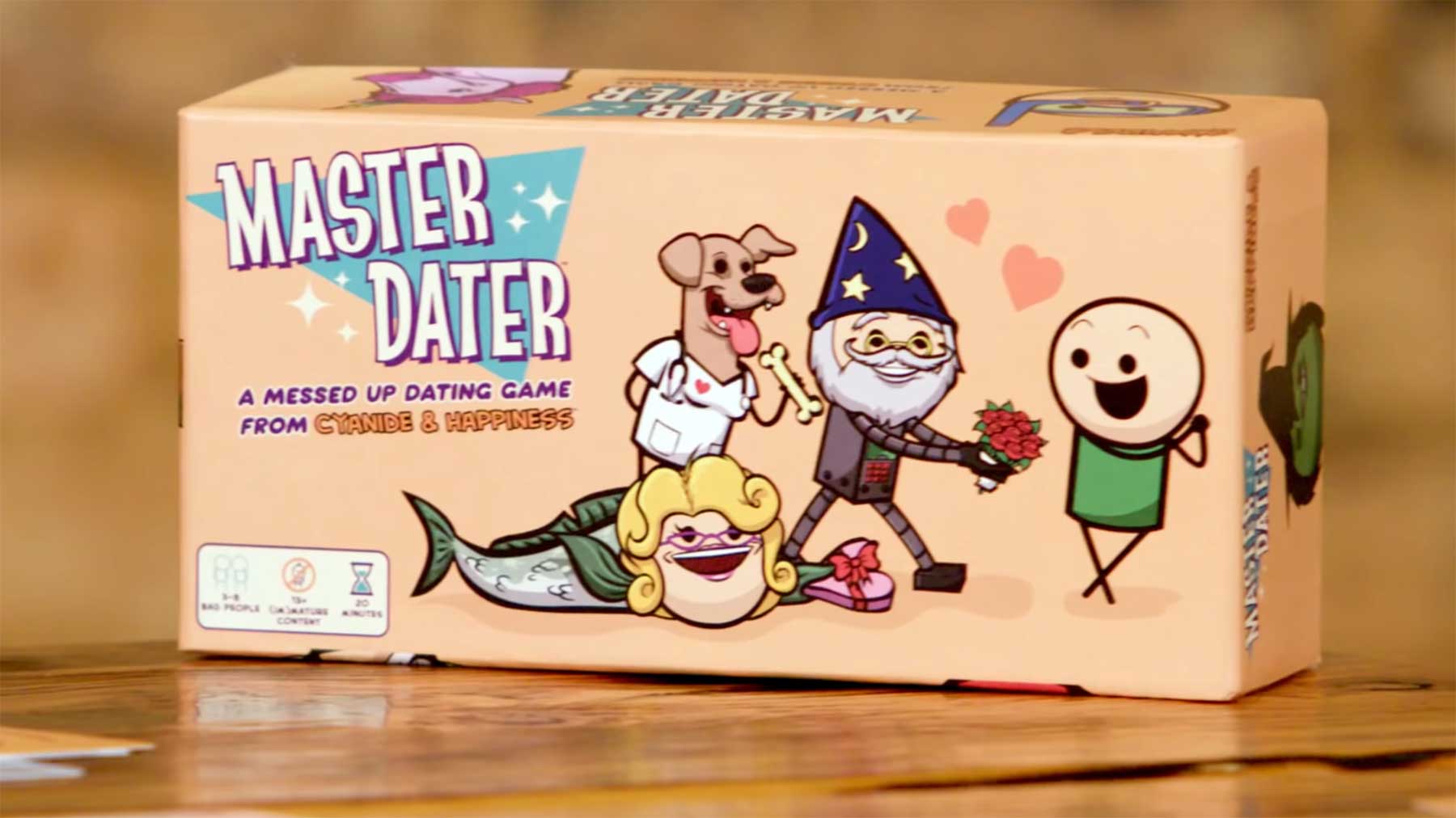 „Master Dater“: Neues Kartenspiel von Cyanide & Happiness