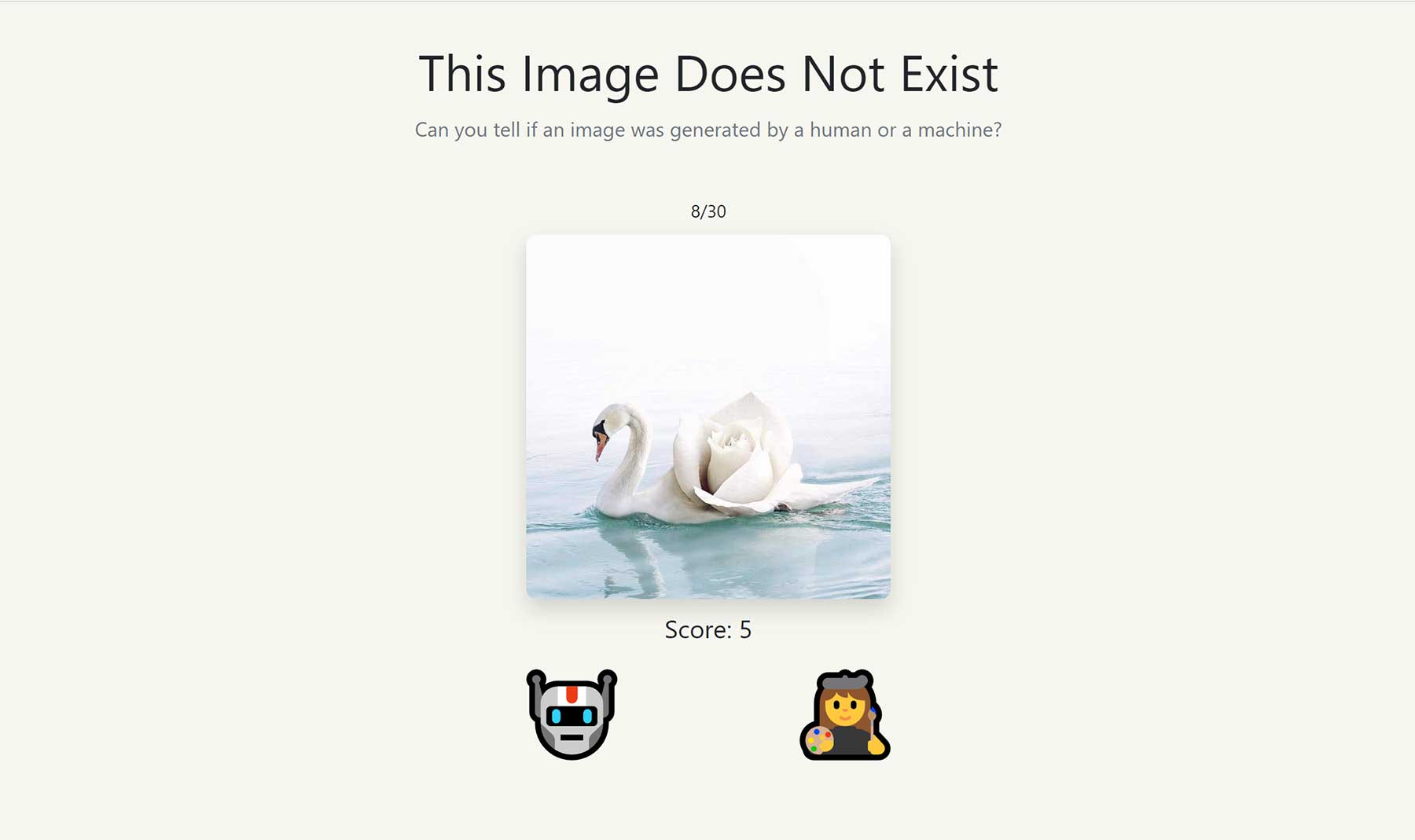 Browser-Quiz: Sind die Bilder Mensch- oder Maschinen-gemacht?