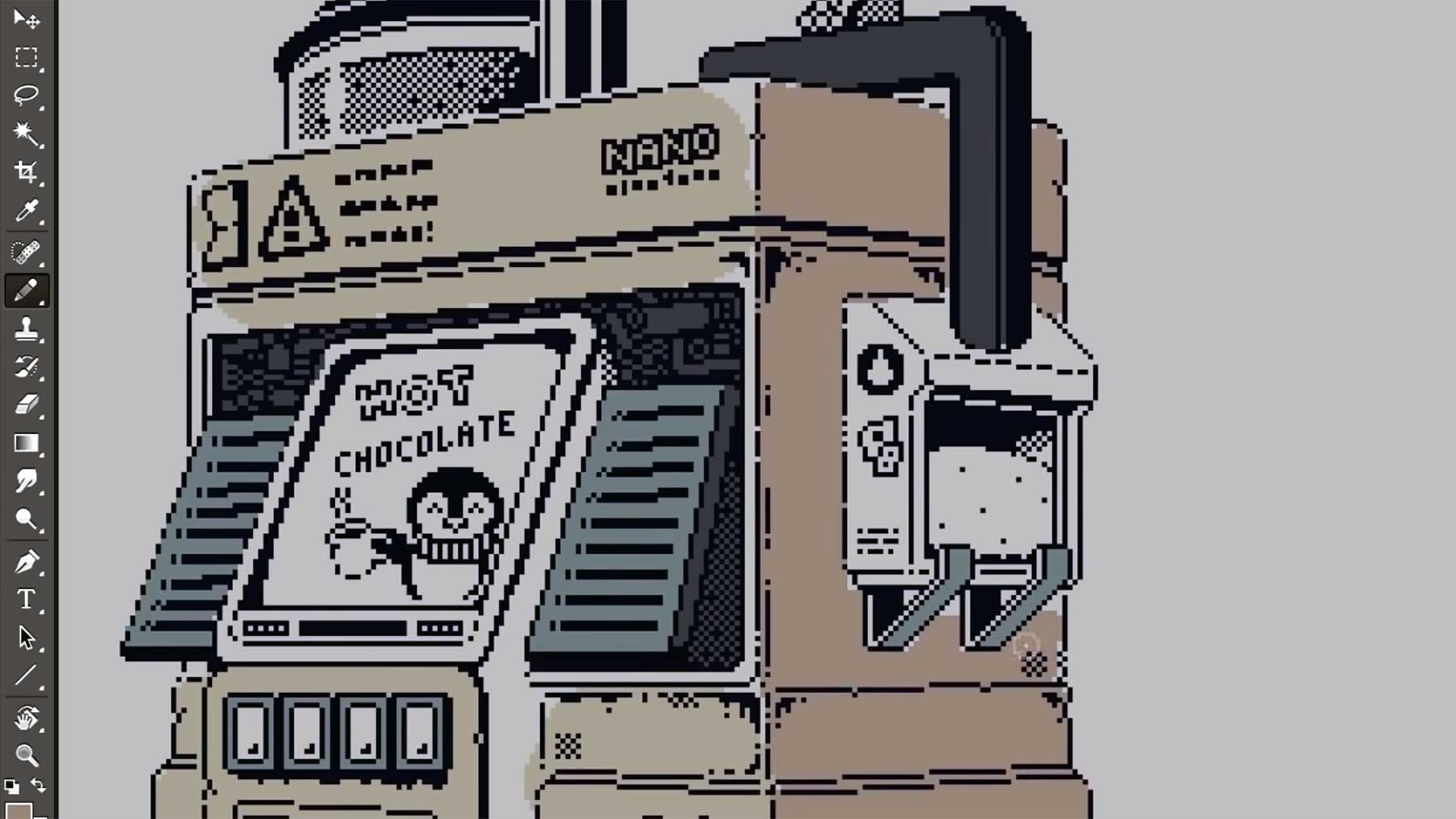 Vending Machine Pixel Speedpainting