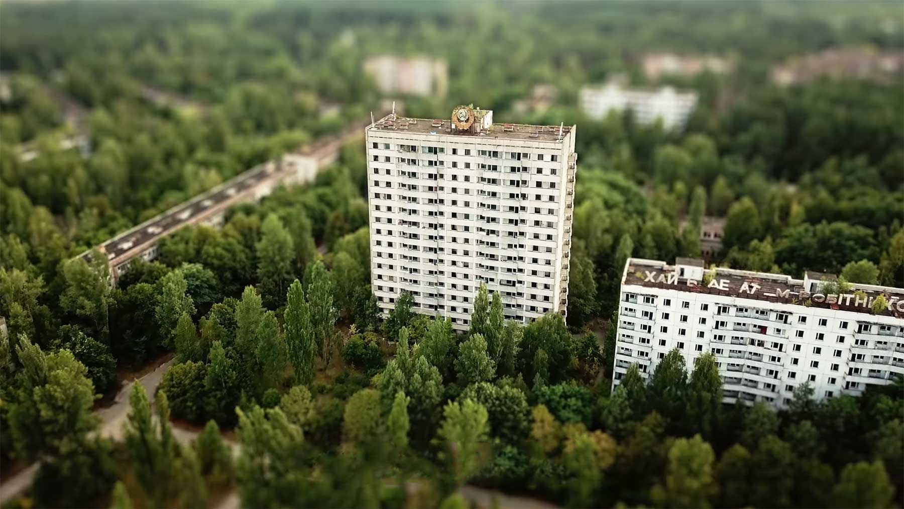 Tschernobyl im Tilt-Shift-Video