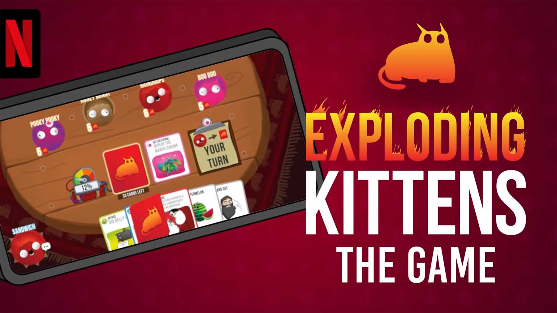 „Exploding Kittens“ Mobile Game: Netflix statt App